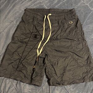 Rick Owens Champion drkshdw Men's Black Athletic Shorts with Drawstring